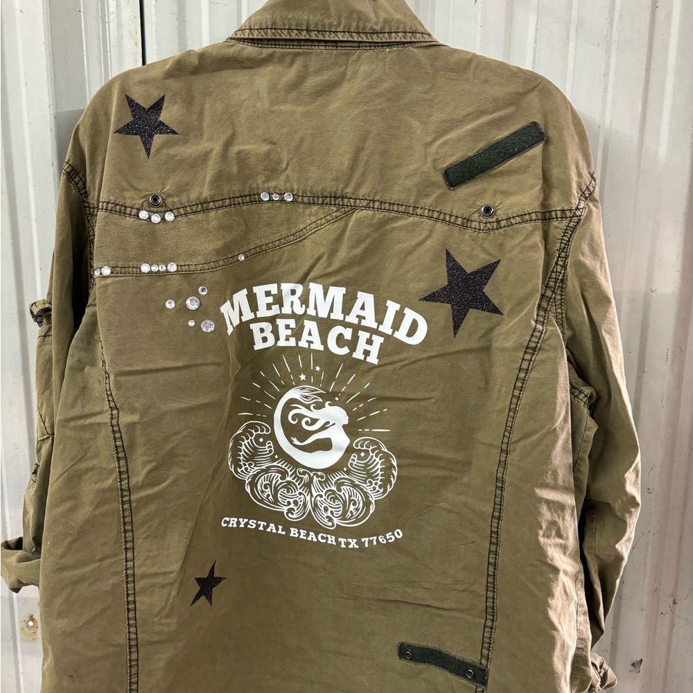 Custom Embellished Mermaid Beach Shirt